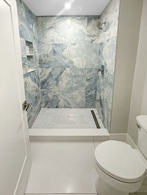 Bathroom, Interior, Marble Walls