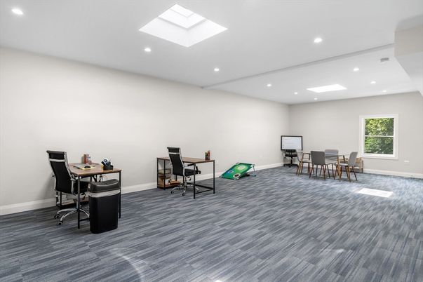 Home Office, Interior, Recessed Lighting