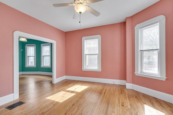Empty room, Interior, Wood Texture Flooring