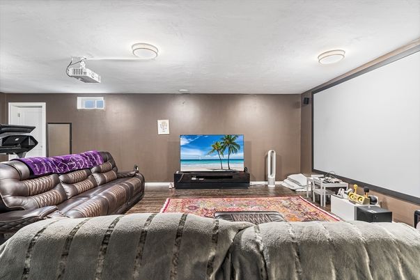 Interior, Projection Screen, Theatre Room