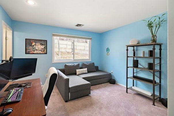 Home Office, Interior, Recessed Lighting