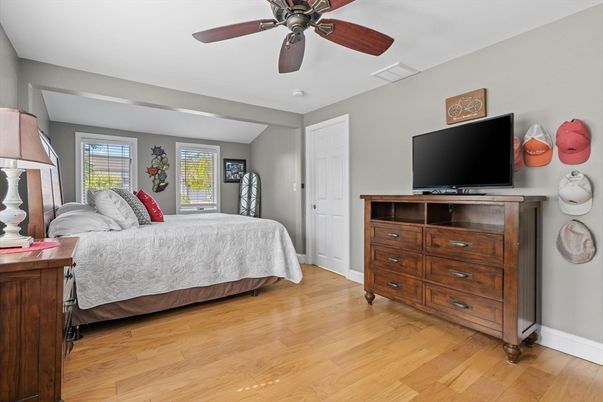 Bedroom, Interior, Wood Texture Flooring