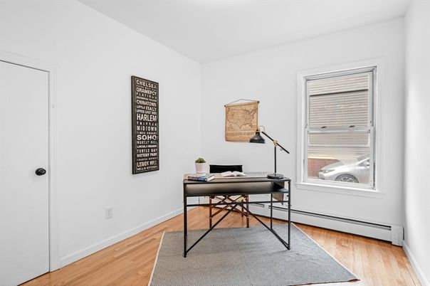 Home Office, Interior, Wood Texture Flooring
