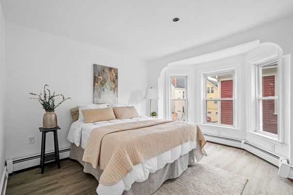 Bedroom, Interior, Wood Texture Flooring