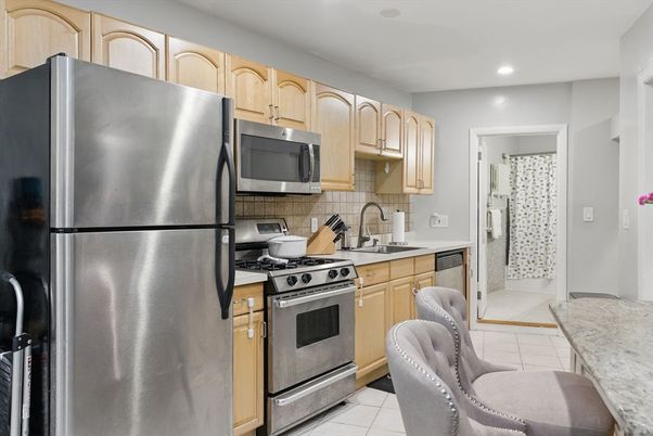 Interior, Kitchen, Recessed Lighting, Stainless Steel Appliances