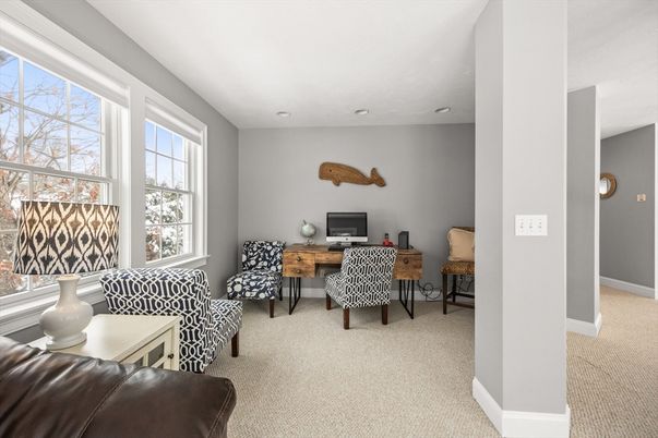Home Office, Interior, Recessed Lighting