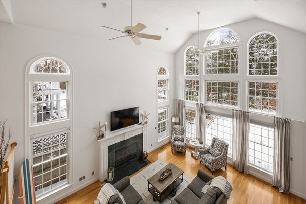 Fireplace, Interior, Wood Texture Flooring