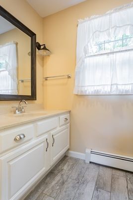Bathroom, Interior, Wood Texture Flooring