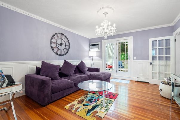 Chandelier, Interior, Living room, Wood Texture Flooring