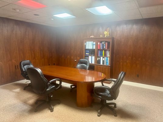 Home Office, Interior, Wooden Walls
