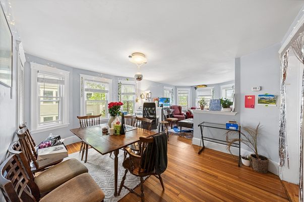 Dining room, Interior, Living room, Wood Texture Flooring