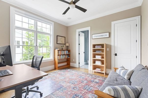 Home Office, Interior, Wood Texture Flooring