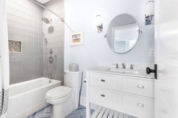 Bathroom, Glass Shower, Interior