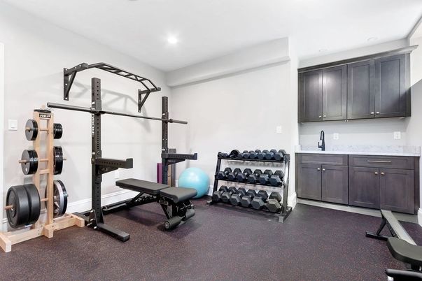 Fitness Equipment, Interior, Recessed Lighting