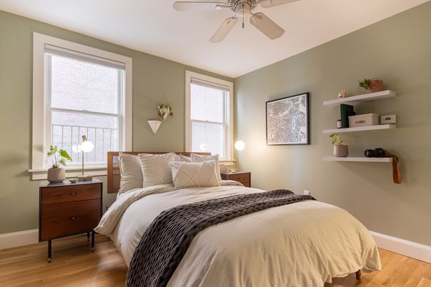Bedroom, Interior, Wood Texture Flooring