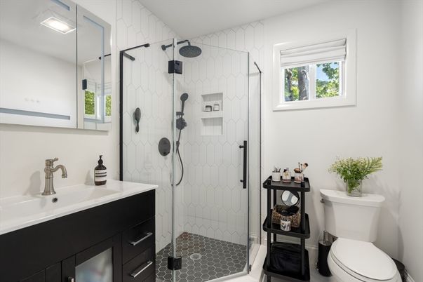 Bathroom, Glass Shower, Interior