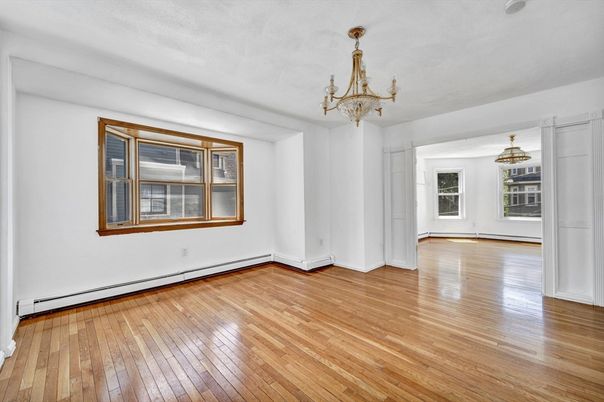 Chandelier, Empty room, Interior, Wood Texture Flooring