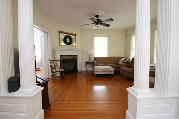 Fireplace, Interior, Living room, Wood Texture Flooring