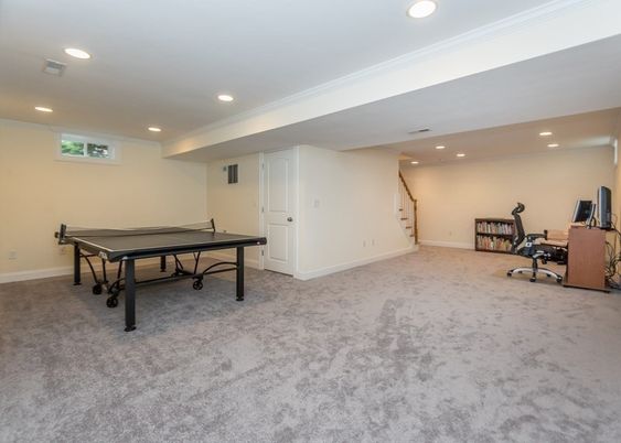 Game Room, Home Office, Interior, Recessed Lighting