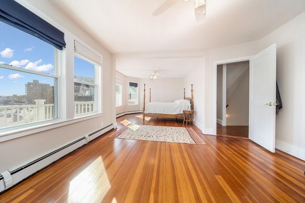 Bedroom, Interior, Wood Texture Flooring