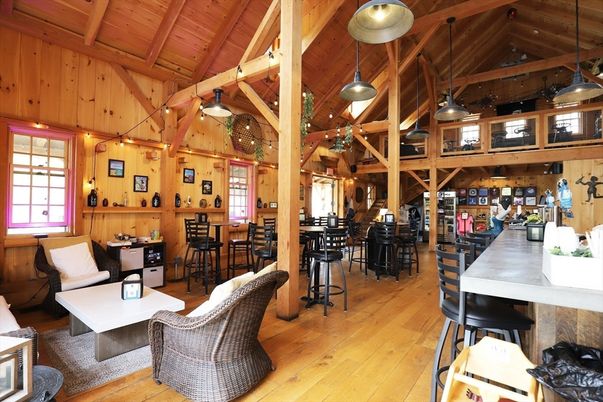 Dining room, Interior, Pendant Lights, Wooden Beams, Wooden Ceilings, Wood Texture Flooring, Wooden Walls