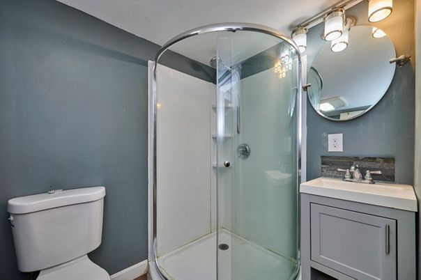 Bathroom, Glass Shower, Interior