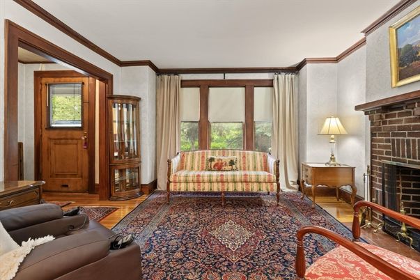 Fireplace, Interior, Wood Texture Flooring