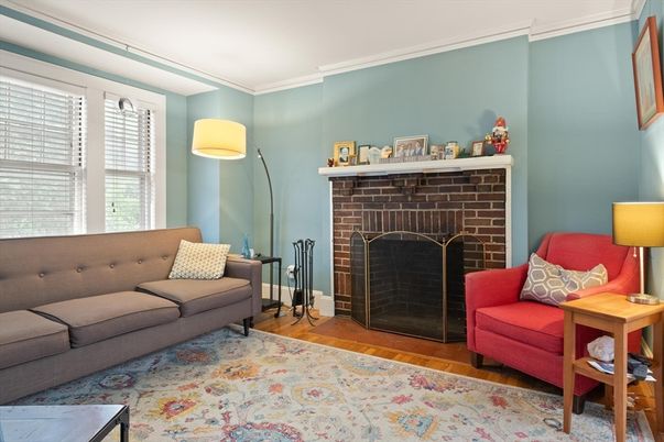 Fireplace, Interior, Living room, Wood Texture Flooring