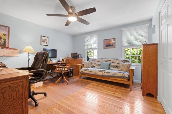 Home Office, Interior, Wood Texture Flooring