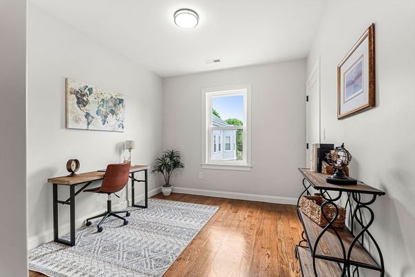 Home Office, Interior, Wood Texture Flooring