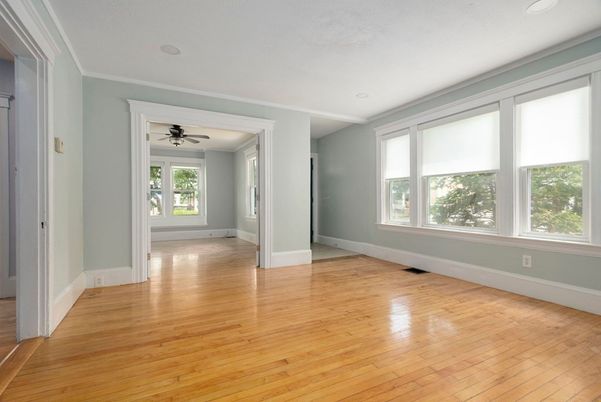 Empty room, Interior, Wood Texture Flooring