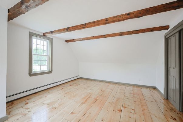 Empty room, Interior, Wooden Beams, Wood Texture Flooring