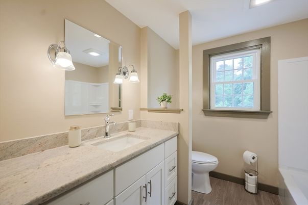 Bathroom, Interior, Wood Texture Flooring