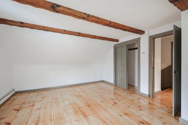 Empty room, Interior, Wooden Beams, Wood Texture Flooring