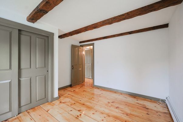 Empty room, Interior, Wooden Beams, Wood Texture Flooring