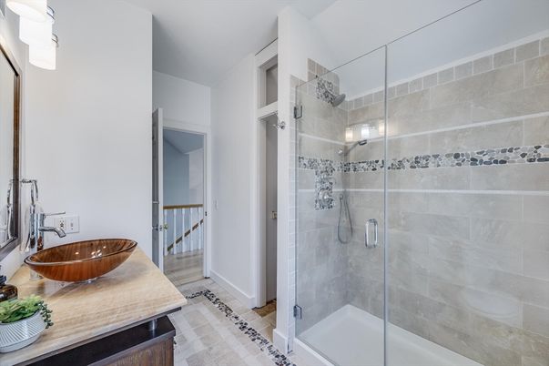 Bathroom, Glass Shower, Interior
