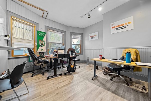 Home Office, Interior, Wood Texture Flooring