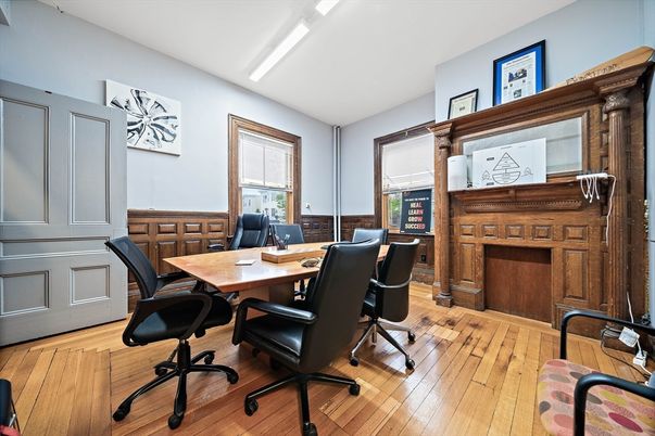 Home Office, Interior, Wood Texture Flooring