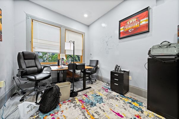 Home Office, Interior, Recessed Lighting