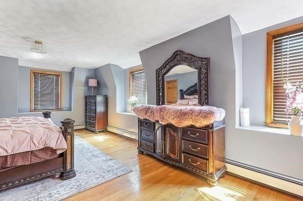 Bedroom, Interior, Wood Texture Flooring