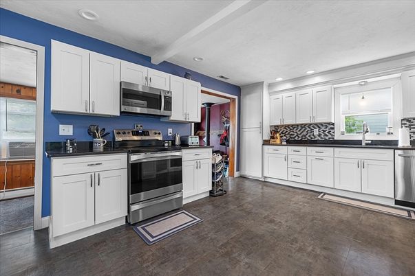 Interior, Kitchen, Recessed Lighting, Stainless Steel Appliances