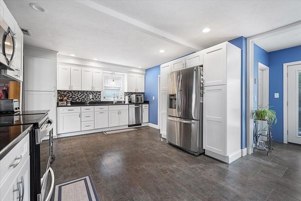 Interior, Kitchen, Recessed Lighting, Stainless Steel Appliances