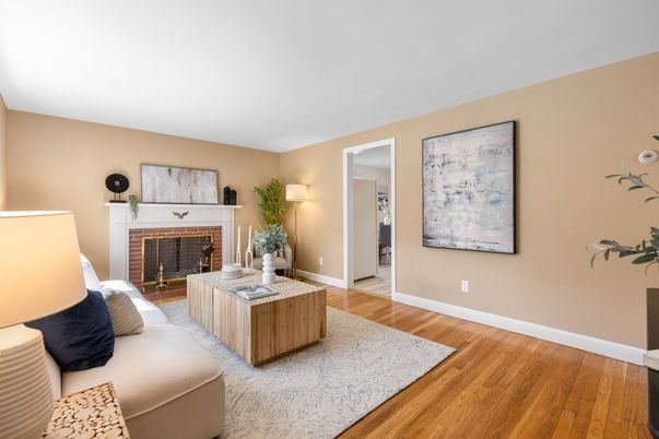 Fireplace, Interior, Living room, Wood Texture Flooring
