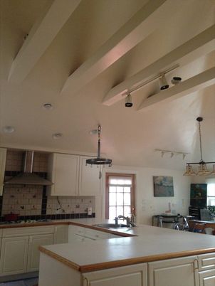 Dining room, Interior, Kitchen, Pendant Lights, Recessed Lighting