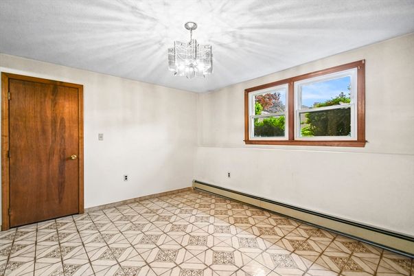 Chandelier, Empty room, Interior