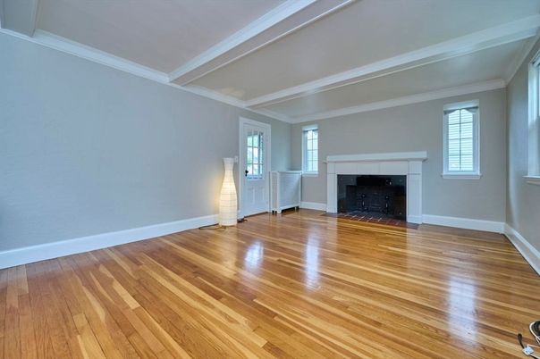 Empty room, Fireplace, Interior, Wood Texture Flooring