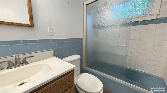 Bathroom, Glass Shower, Interior