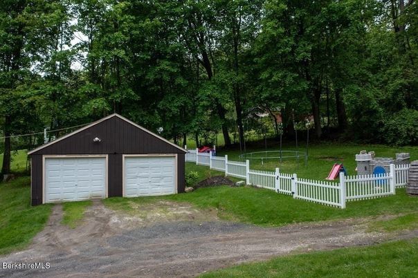 Backyard, Detached Garage, Exterior