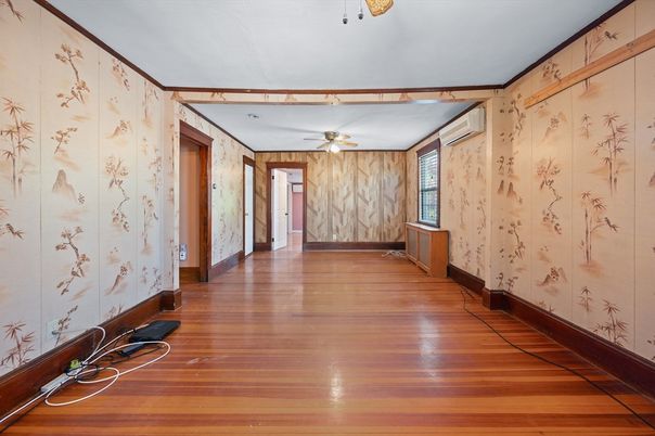 Empty room, Interior, Wood Texture Flooring