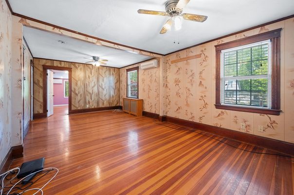 Empty room, Interior, Wood Texture Flooring